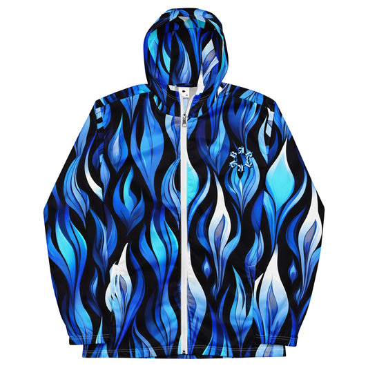 Blue Flames Windbreaker